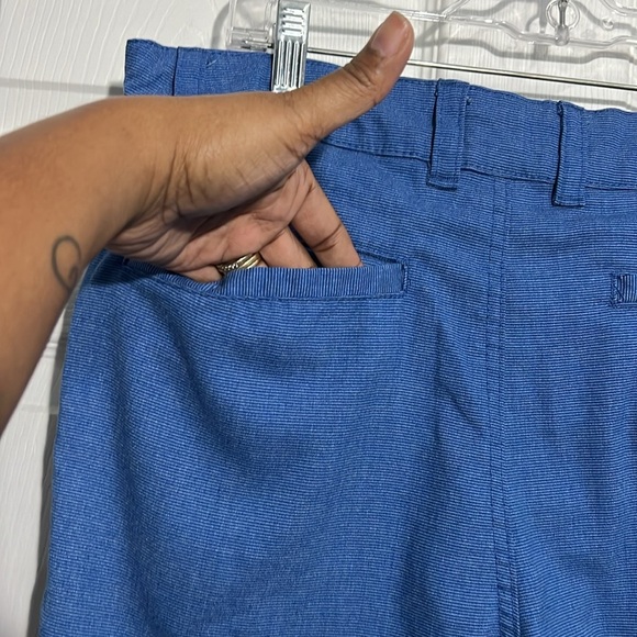 O’NEILL Mens Blue Flat Front Chino Shorts
 - Size 34 - Picture 3 of 6